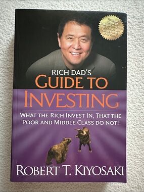 Rich Dad's Guide to Investing by Robert T. Kiyosaki - Purple & Black Cover